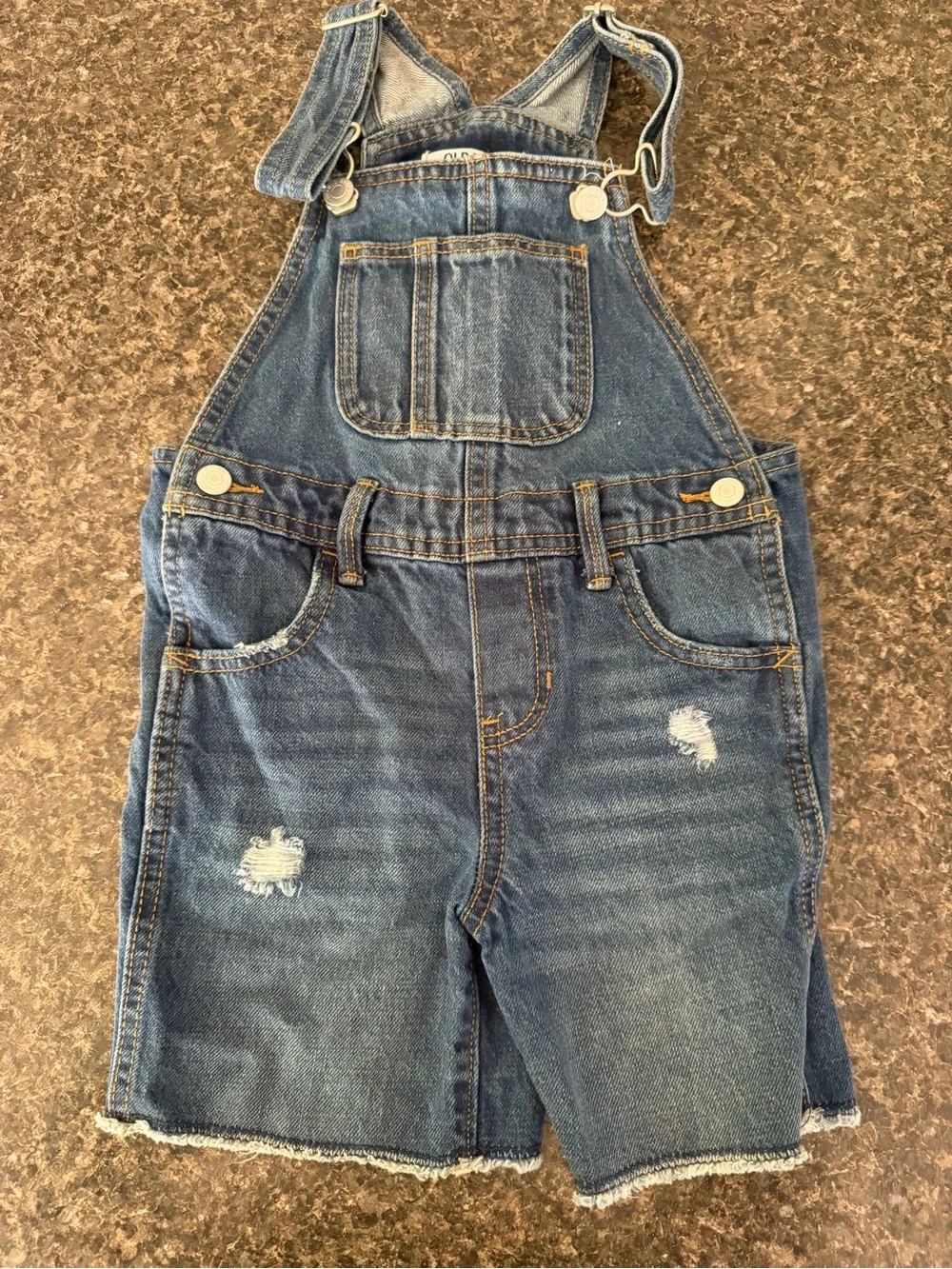 ⭐️Old Navy Blue Denim Short Overalls for Kids